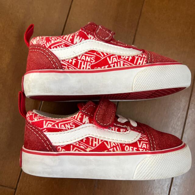 VANS(ヴァンズ)のヴァンズ　VANS ベビー　キッズ　　靴　スニーカー　シューズ　赤　13cm キッズ/ベビー/マタニティのベビー靴/シューズ(~14cm)(スニーカー)の商品写真