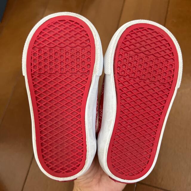 VANS(ヴァンズ)のヴァンズ　VANS ベビー　キッズ　　靴　スニーカー　シューズ　赤　13cm キッズ/ベビー/マタニティのベビー靴/シューズ(~14cm)(スニーカー)の商品写真