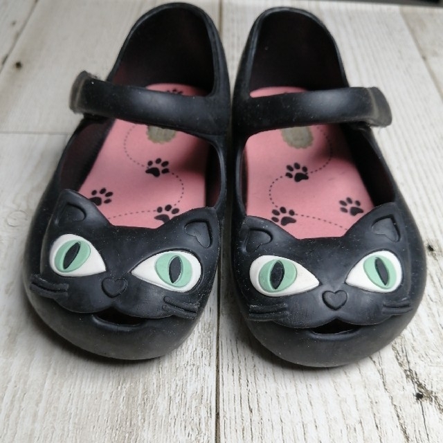 melissa(メリッサ)のmini　Melissa　猫 キッズ/ベビー/マタニティのベビー靴/シューズ(~14cm)(サンダル)の商品写真