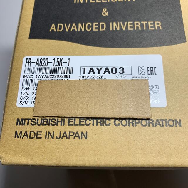 三菱インバーター FR-A820-1.5K- 売れ筋 www.m-arteyculturavisual.com