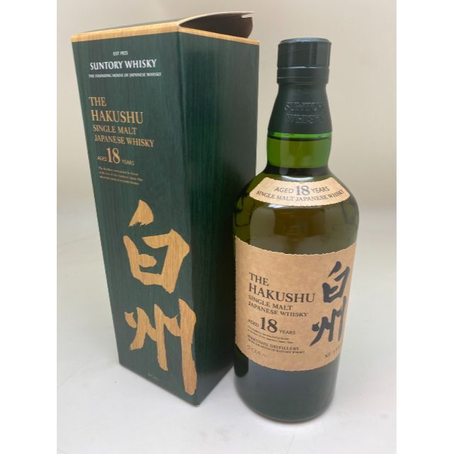 新品　箱付き　白州18年酒