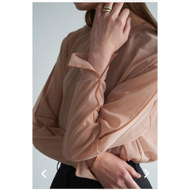 【CLANE】LINE SHEER L/S TOPS【新品未使用美品】