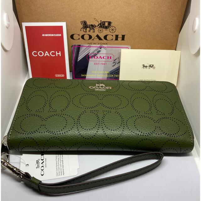 すべてサー】 COACH - COACH コーチ 長財布C4715 パフォレイテッド