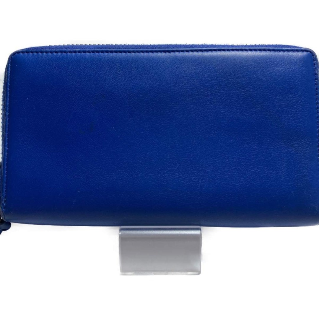 □□BALENCIAGA バレンシアガ ラウンドファスナー財布 ブルー | www