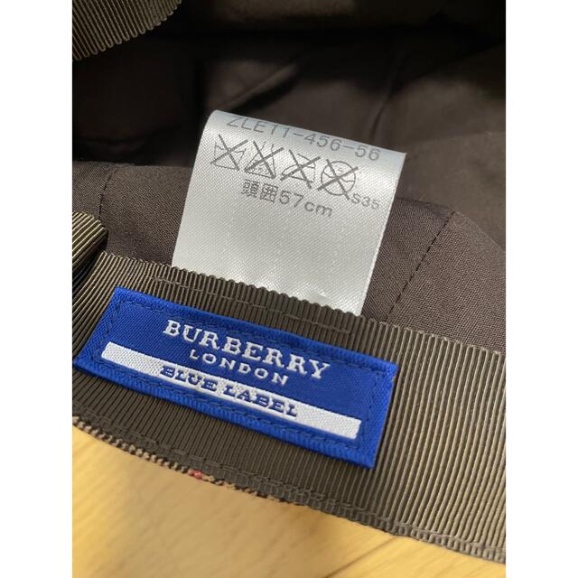 BURBERRY BLUE LABEL(バーバリーブルーレーベル)の【ユカ様専用】バーバリーブルーレーベル⭐︎ハンチング レディースの帽子(ハンチング/ベレー帽)の商品写真