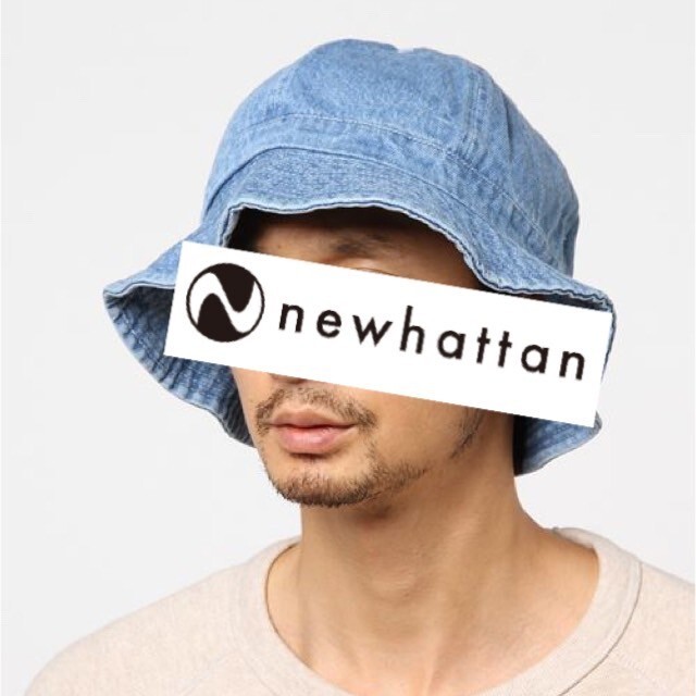 newhattan - 新品未使用 ニューハッタン デニム メトロハット ライト