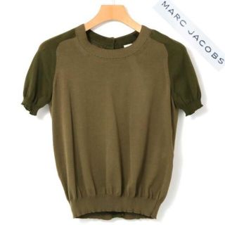 マークジェイコブス(MARC JACOBS)の新品 MARC JACOBS CREW NECK SWEATER 半袖ニット (ニット/セーター)