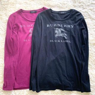 バーバリーブラックレーベル(BURBERRY BLACK LABEL)のバーバリー ブラックレーベル ロンT 長袖 シャツ シャドーホース 2枚セット(Tシャツ/カットソー(七分/長袖))