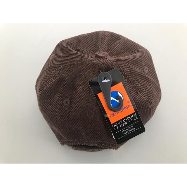 半額SALE/ ニューハッタンのキャップ コーデュロイのネイビー 紺色
