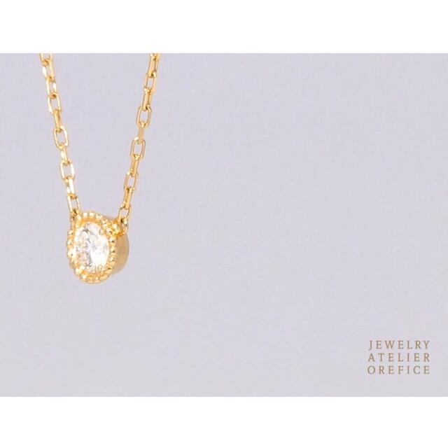 26日まで！オレフィーチェ ピコネックレス 0.1ct 46,530円+カスタムレディース