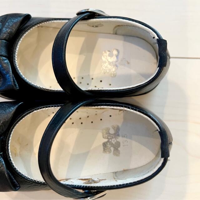 Courreges(クレージュ)の【即納可】クレージュ フォーマル シューズ 女の子 ベビー キッズ 黒 13.5 キッズ/ベビー/マタニティのベビー靴/シューズ(~14cm)(フォーマルシューズ)の商品写真