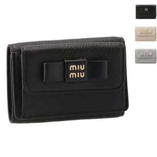 ミュウミュウ(miumiu)のMIU MIU 財布 三つ折り ミニ財布 マドラス フィオッコ(財布)