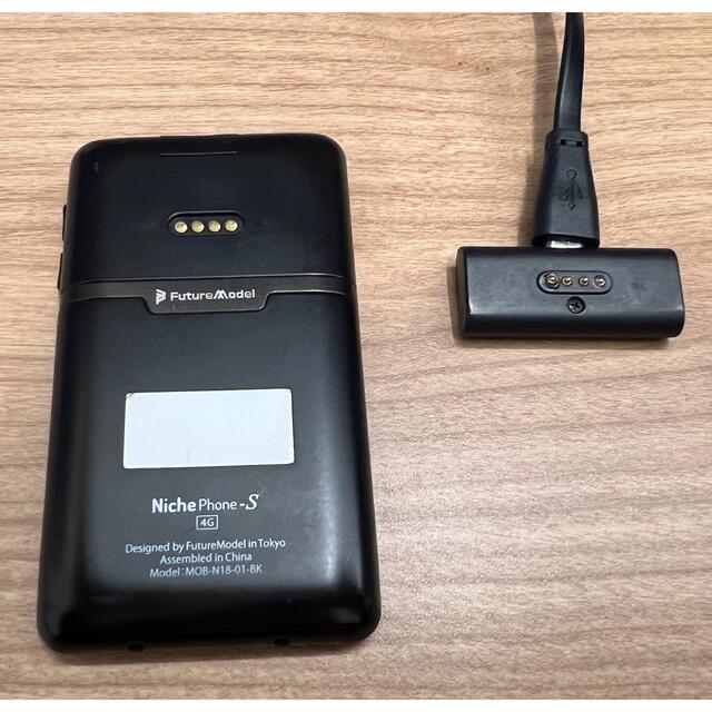 Niche Phone-S 4G 中古美品 黒(ブラック) スマホ/家電/カメラのスマートフォン/携帯電話(携帯電話本体)の商品写真