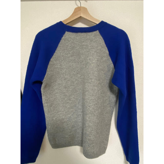 トップシークレット 超希少 90s old stussy ニット パーカー ネイビー