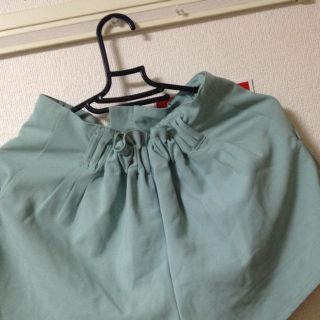 淡いグリーン＊パンツ(ショートパンツ)