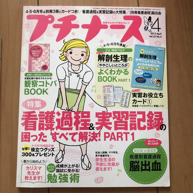 プチナース　2013年　4月号 エンタメ/ホビーの雑誌(専門誌)の商品写真