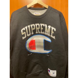 シュプリーム(Supreme)の【美品】supreme × champion スウェット(スウェット)