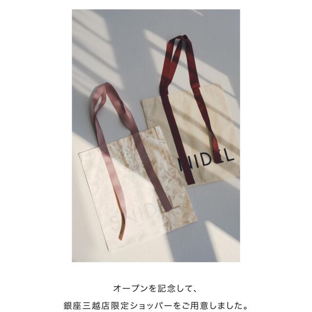 SNIDEL(スナイデル)のスナイデル　snidel 銀座三越　限定ショッパー　新品未開封 レディースのバッグ(ショップ袋)の商品写真