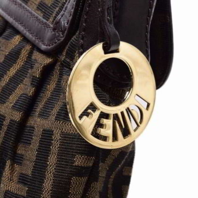 FENDI(フェンディ)のFENDI ズッカ柄 フラップ ハンド バッグ レディースのバッグ(ハンドバッグ)の商品写真