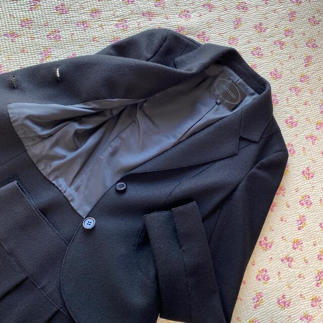 UNTITLED(アンタイトル)のアンタイトル ストレッチ 黒 1 W66 暖かい アンゴラ 未使用に近い DMW レディースのフォーマル/ドレス(スーツ)の商品写真