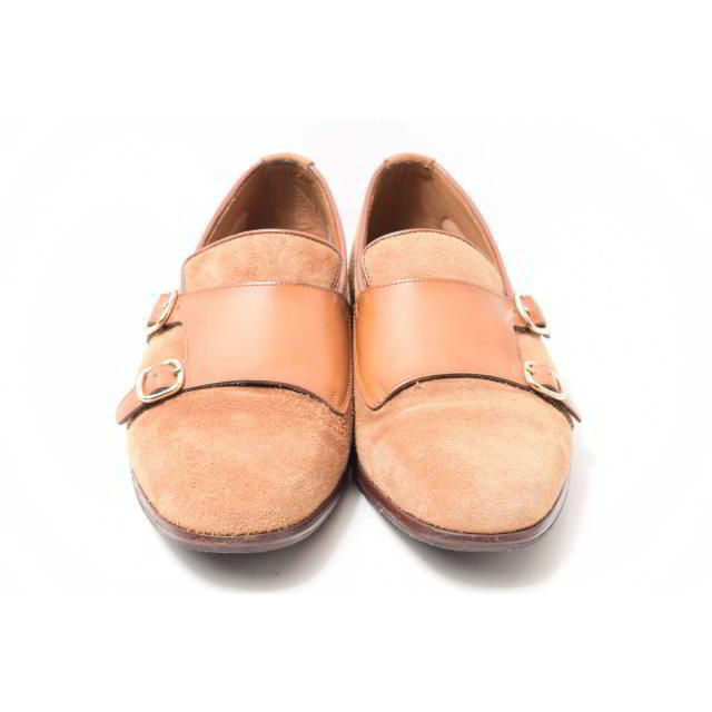 Santoni - Santoni 13907 カルロス ダブルモンク スエード Santoni - Santoni 13907 カルロス ダブルモンク スエード