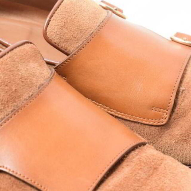 Santoni - Santoni 13907 カルロス ダブルモンク スエード Santoni - Santoni 13907 カルロス ダブルモンク スエード