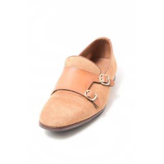 Santoni - Santoni 13907 カルロス ダブルモンク スエード Santoni - Santoni 13907 カルロス ダブルモンク スエード