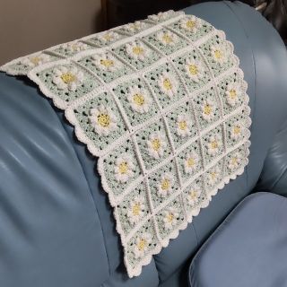 らいおんまる様専用　ハンドメイド　コットンブランケット(インテリア雑貨)