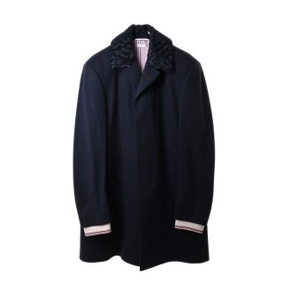 トムブラウン(THOM BROWNE)のTHOM BROWNE カラクールラム ファー ウール チェスター コート(チェスターコート)