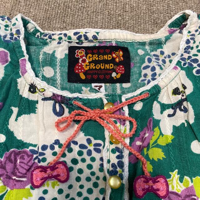 GrandGround(グラグラ)のグラグラのシャツ キッズ/ベビー/マタニティのキッズ服女の子用(90cm~)(Tシャツ/カットソー)の商品写真