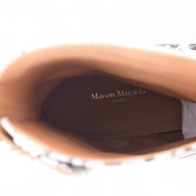 Maison Margiela Tabi グラフィック レザー ブーツ