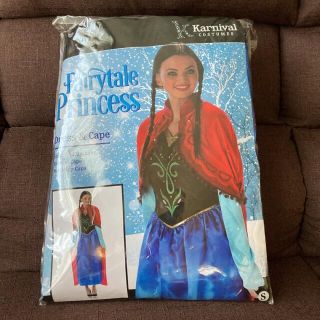 アナトユキノジョオウ(アナと雪の女王)の[新品] アナと雪の女王　ワンピース(マント付き)(衣装一式)