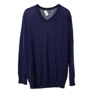 AcneStudios Vネックコットンニット 薄手 ユニセックス