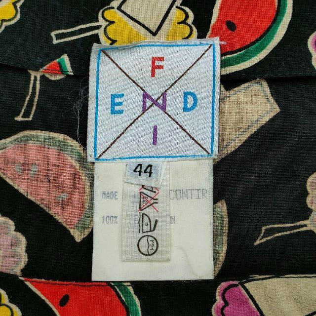 NEW FENDI フェンディ サマー ポップ コットン ドレス vintage レトロ