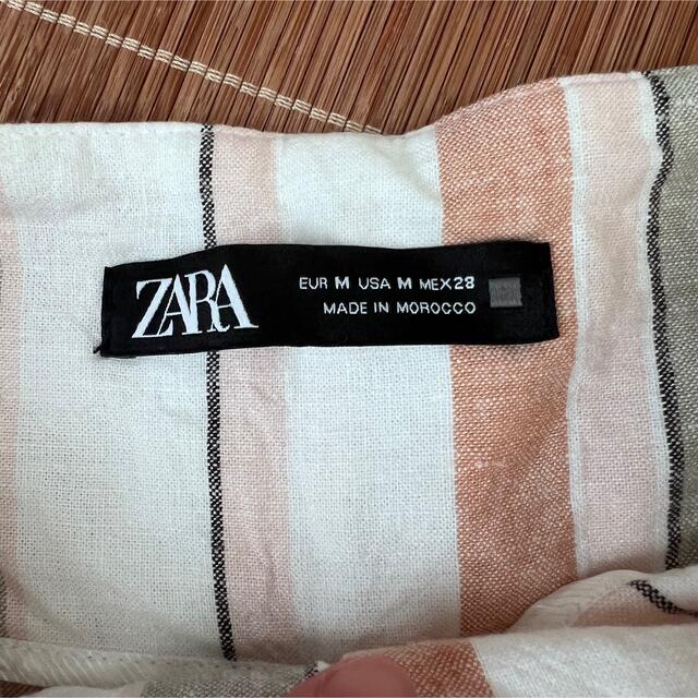 ZARA(ザラ)のZARA ザラ ストライプショートパンツ レディースのパンツ(ショートパンツ)の商品写真