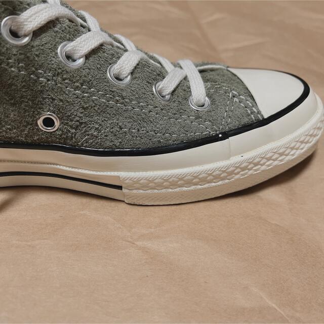 美品　converse チャックテイラー　ct70 スエード　カーキ