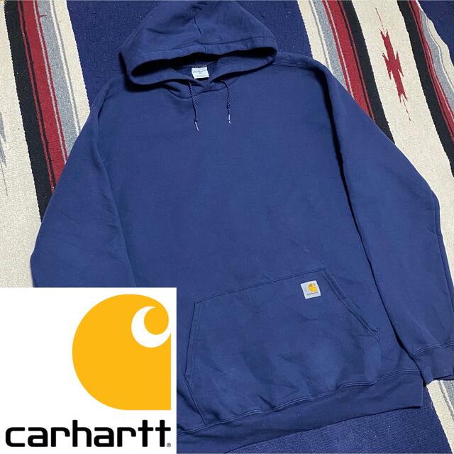 33%割引M正規代理店 【新品未使用タグ付き】Carhartt パーカー古着 「スーパーデリバリー」 H1319 carhartt ジップパーカー ワッペン ロゴ ビッグサイズ パーカー