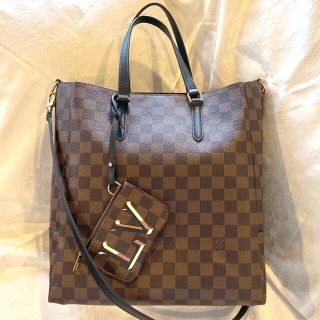 ルイヴィトン(LOUIS VUITTON)のmini様専用 ヴィトン ダミエ ベルモント NV MM 黒 2way 超美品(トートバッグ)