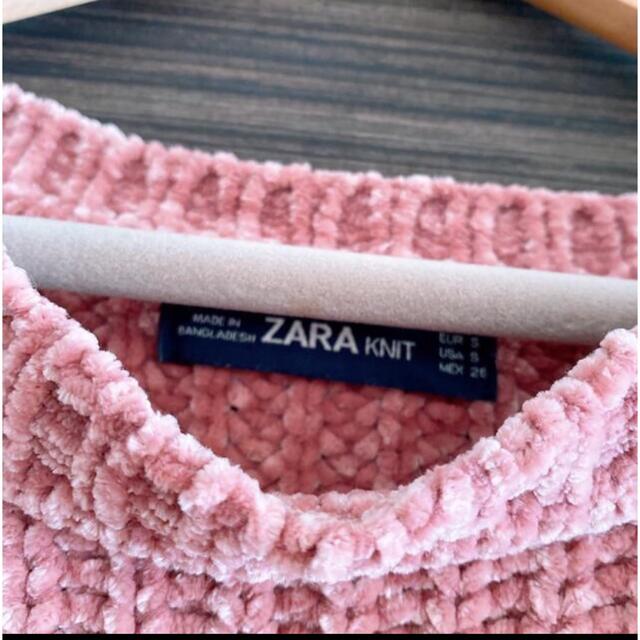 ZARA(ザラ)のzaraクロップドニット レディースのトップス(ニット/セーター)の商品写真