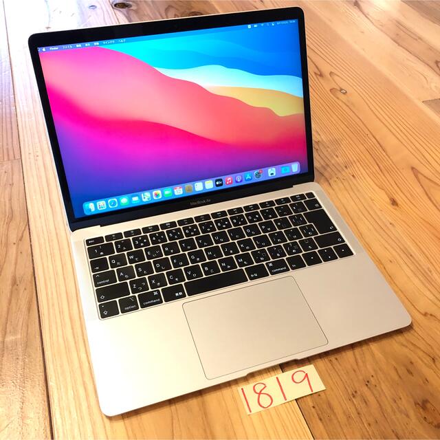 2011MacBook air retina 13インチ 2018 メモリ16GB