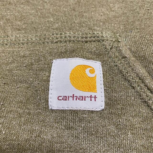 carhartt(カーハート)の90s 古着 カーハート パーカー メキシコ製 ロゴタグ 袖プリント ゆるだぼ メンズのトップス(パーカー)の商品写真