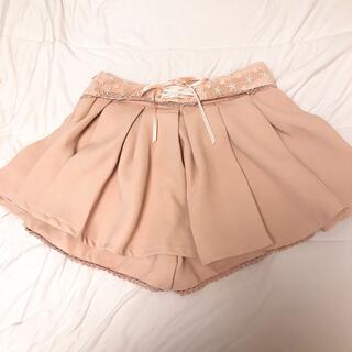 リズリサ(LIZ LISA)のピンク♡ミニスカート風パンツ(ミニスカート)