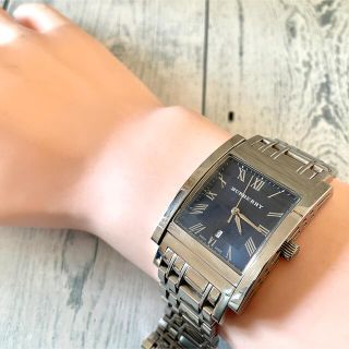 動作OK】BURBERRY バーバリー BU1551 腕時計 スクエア 銀 | 【動作OK 動作OK】BURBERRY バーバリー BU1551 腕時計 スクエア 銀 | 【動作OK