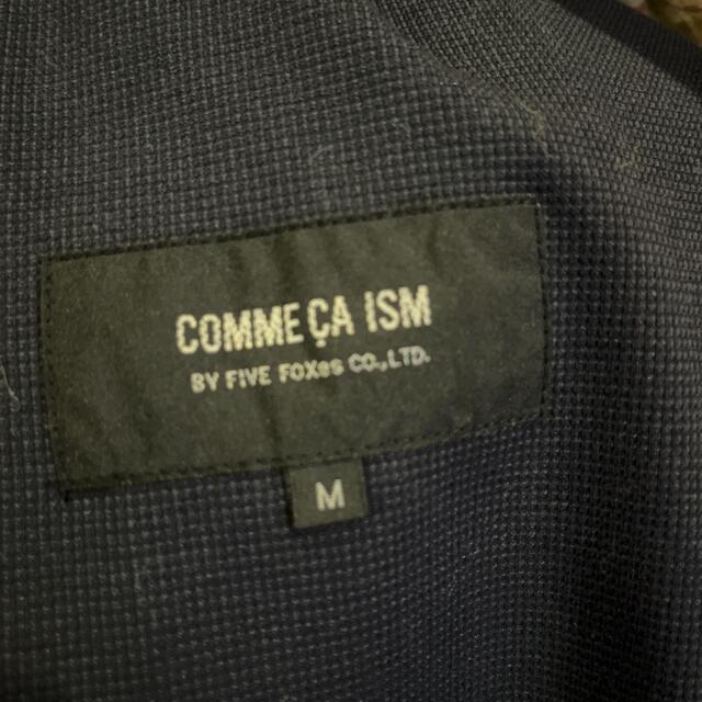 COMME CA ISM(コムサイズム)の美品★COMMECAISM★コムサイズム★ブラック裏地なしテラードジャケット★M レディースのジャケット/アウター(テーラードジャケット)の商品写真