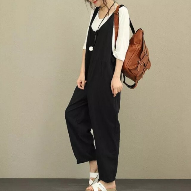 SALE／60%OFF】 新品 Mサイズ 紺 サロペット かわいい 女性 アパレル ファッション