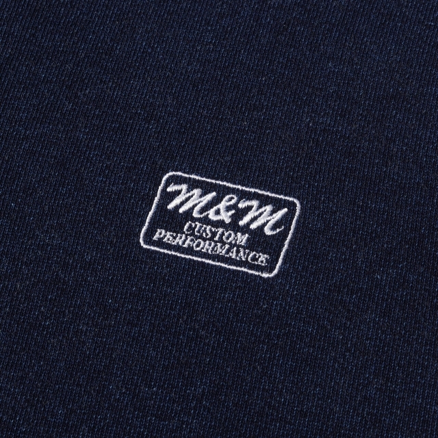 M&M DENIM SWEAT ZIP PARKA INDIGO XL パーカー - greatriverarts.com
