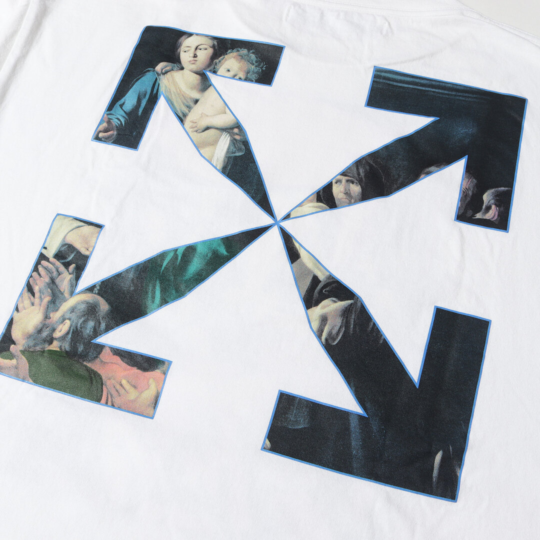 OFF-WHITE - OFF-WHITE オフホワイト Tシャツ 絵画グラフィック