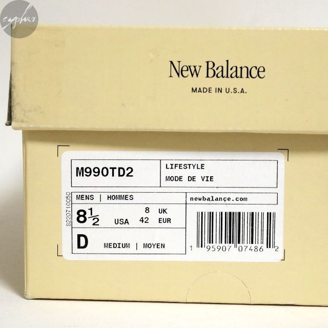 New Balance(ニューバランス)の26.5cm USA製 ニューバランス テディサンティス M990TD2 V2 メンズの靴/シューズ(スニーカー)の商品写真