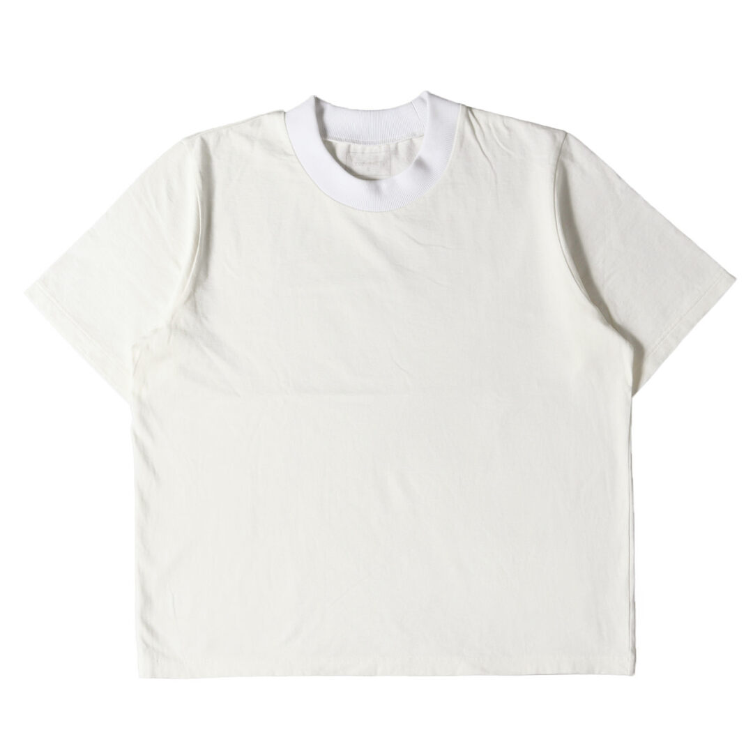 SOPHNET ソフネット Tシャツ ワイドリブ クルーネックTシャツ WIDE RIB TEE 19SS ホワイト 白 S トップス カットソー 半袖【メンズ】【美品】