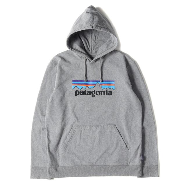 Patagonia パタゴニア パーカー ブランドロゴ プルオーバー スウェットパーカー P-6 Logo Uprisal Hoody 19SS グラベルヘザー(GLH) M トップス 長袖 【メンズ】